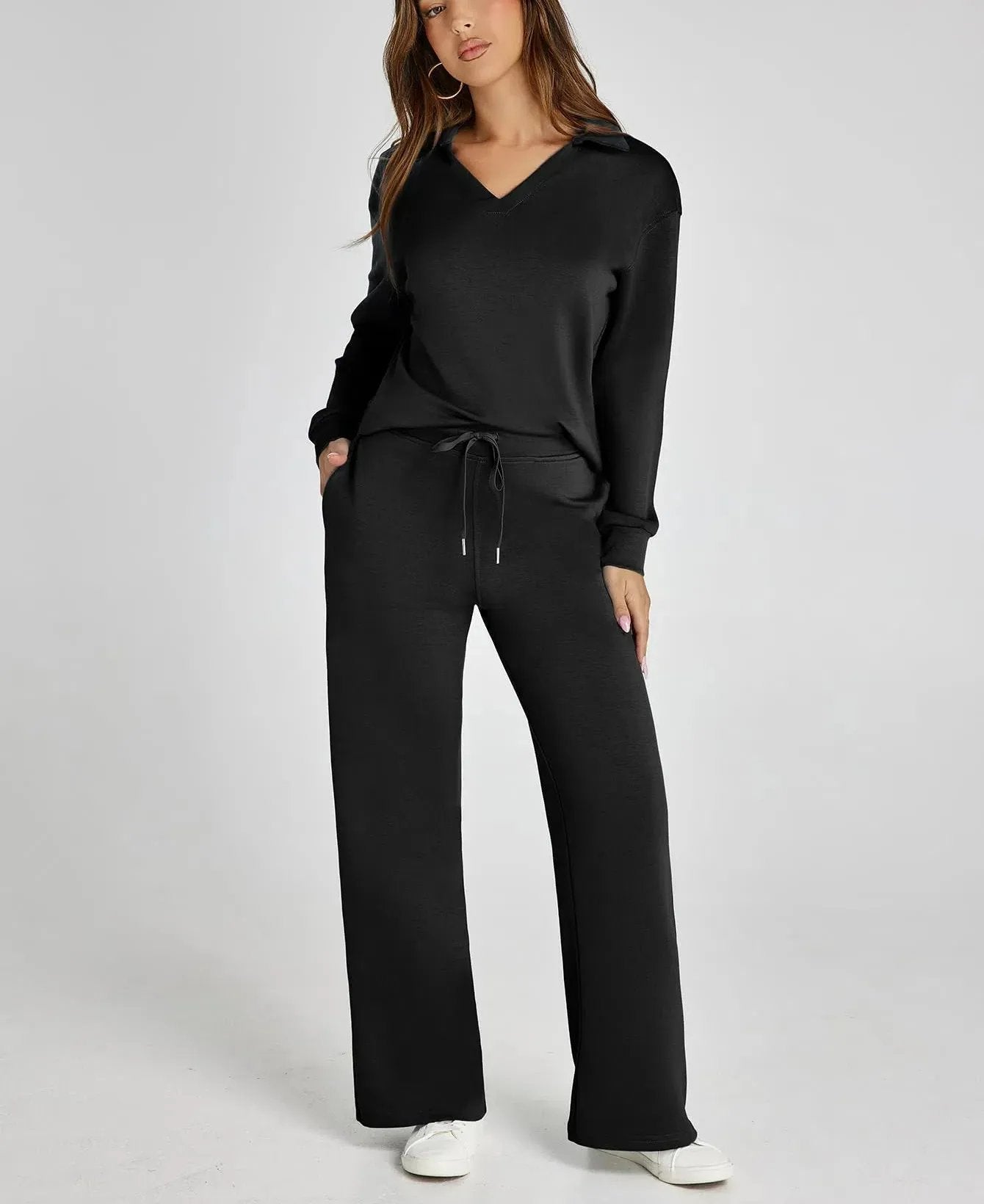 Sweatsuits™ | Damen 2-teilige Sets, lässige Outfits mit langärmligen Sweatsuits