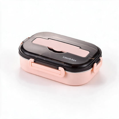 Bento-Lunchbox Edelstahl rosa