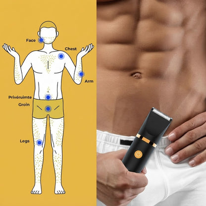 3-in-1 Bodygroomer wasserdicht mit USB-C Ladung