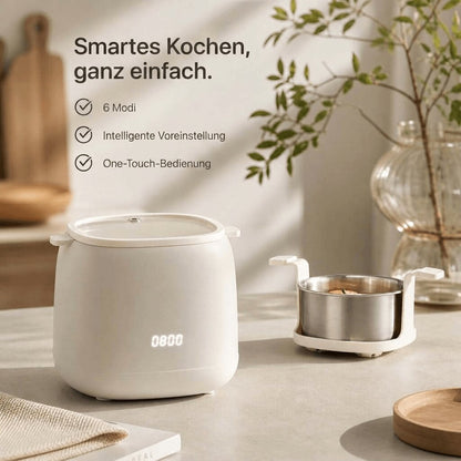Eierkocher mit Abschaltautomatik & Ein Knopf Bedienung | Eidelux