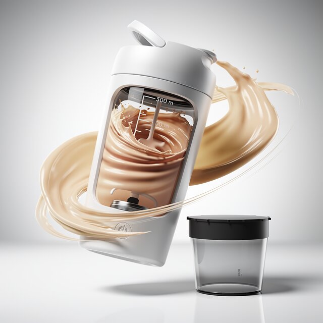 Elektrischer Protein Shaker | Selbstrührende Shaker Becher | USB Mixer Becher | Mixadel