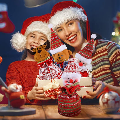 Geschenksäckchen als Weihnachtsdeko