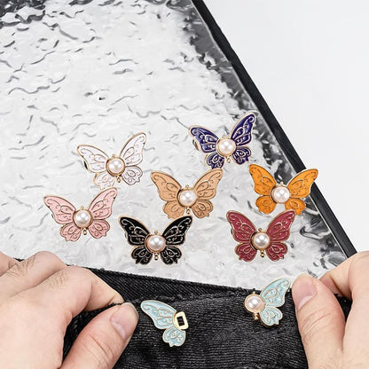 1+1 GRATIS | 3 für 1 Schmetterling Kleidungsclips für Hosen und Blusen