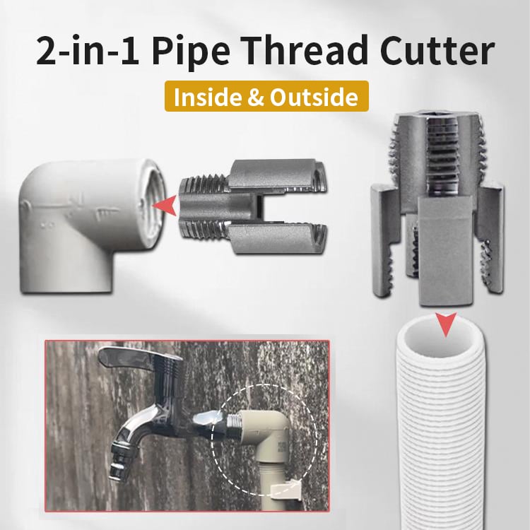 PipeMaster™ | Gewindeschneider – Innen & Außen präzise in einem Tool