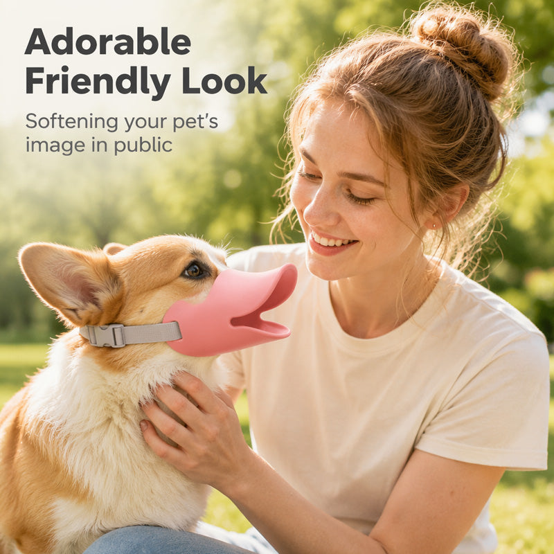 Silikon-Maulkorb für Hunde mit Entenschnabel-Design | DuckGuard