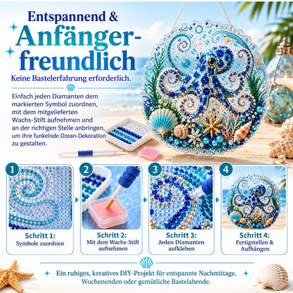 DIY Perlenbild Meerestiere mit 3D-Effekt