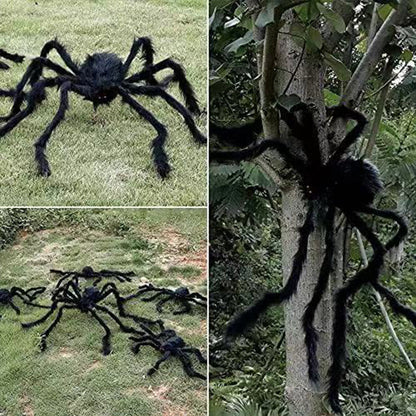 Halloween Spinnennetz LED Lichterkette 5 m mit Fernbedienung