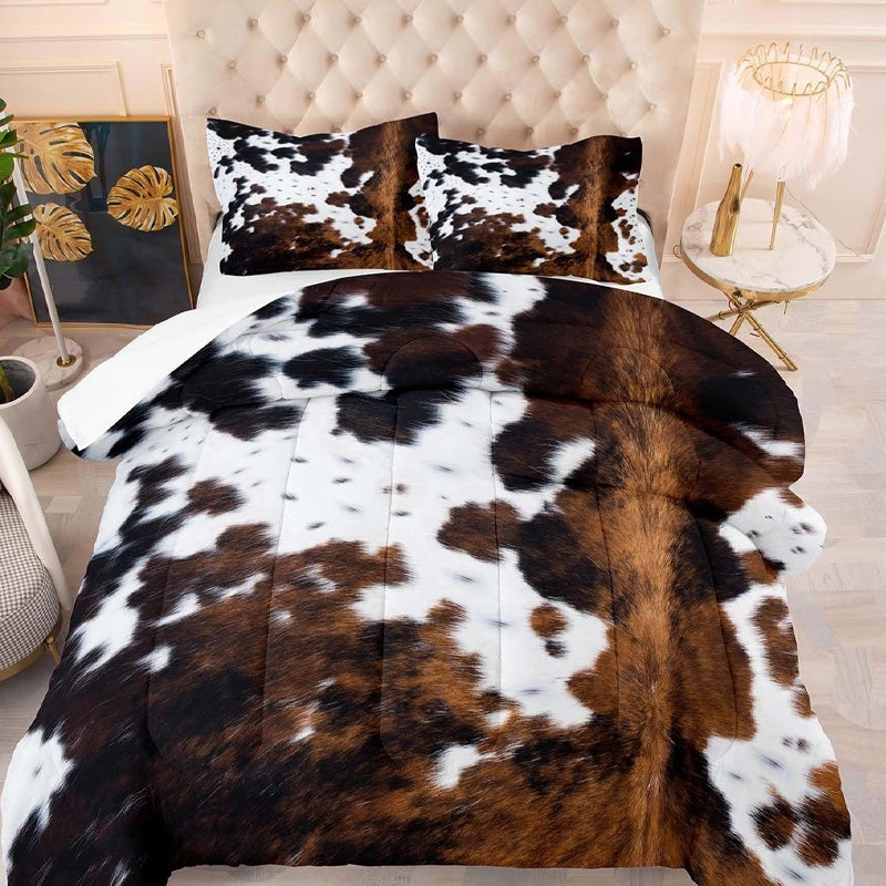 Kuhfell-Bettwäsche Doppelbett