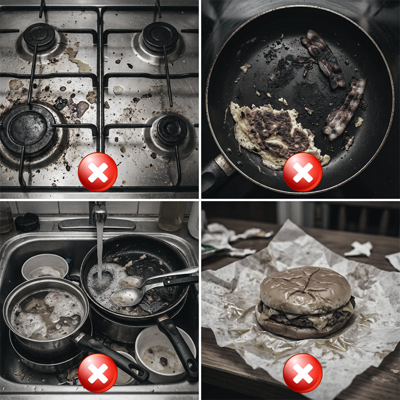 EmberGrill™ | Frühstücksgrill | 1000W, Antihaft & schnelles Kochen