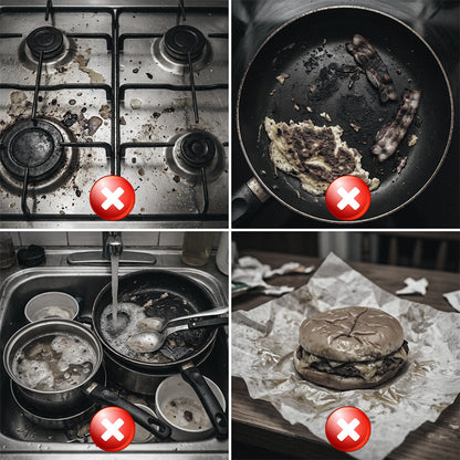 EmberGrill™ | Frühstücksgrill | 1000W, Antihaft & schnelles Kochen