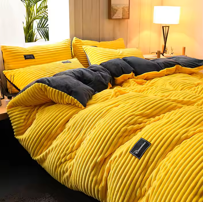 Korallenfleece-Bettbezug extra warm & weich | Restavia™