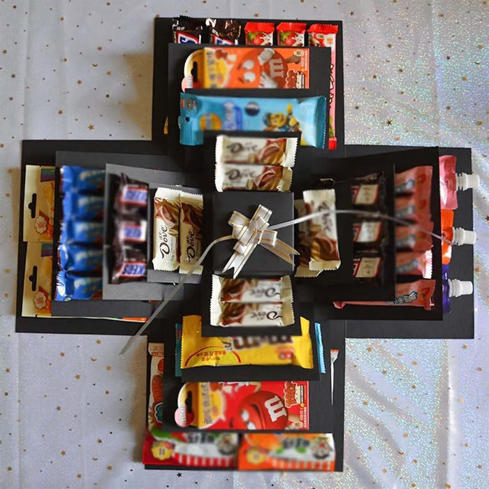 Explosionsbox Ansicht von oben
