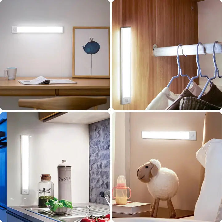50% RABATT | LumiSense™ - Kabellose LED-Unterbauleuchte mit smarter Sensorsteuerung