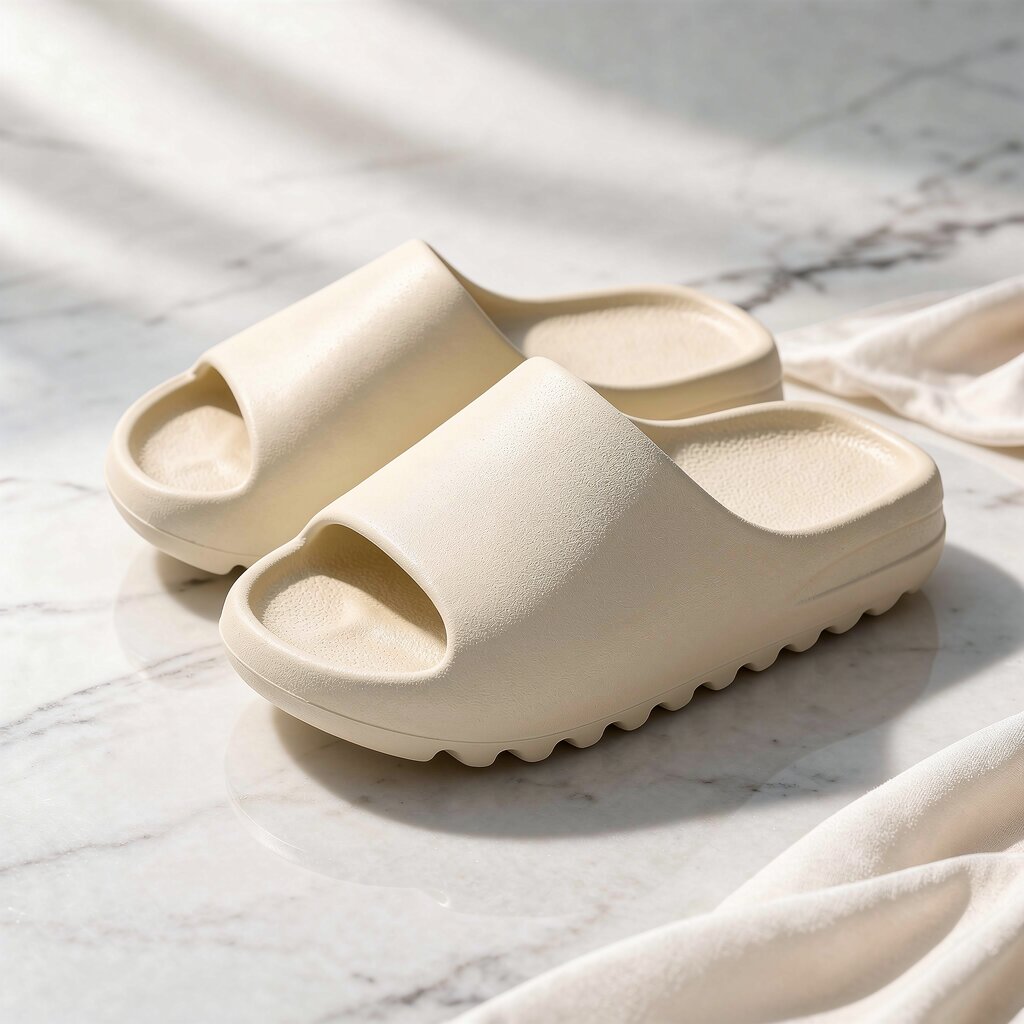 Slipper für Damen & Herren | Badeschlappen Unisex | Hausschuhe | Solvani