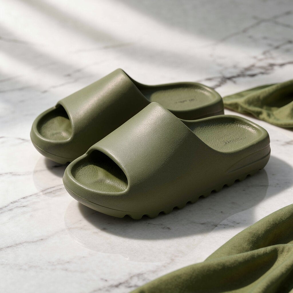 Slipper für Damen & Herren | Badeschlappen Unisex | Hausschuhe | Solvani