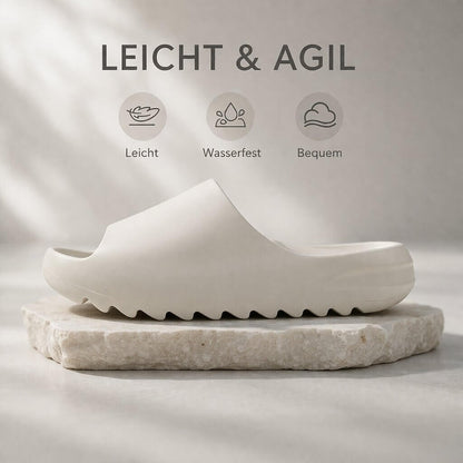 Slipper für Damen & Herren | Badeschlappen Unisex | Hausschuhe | Solvani