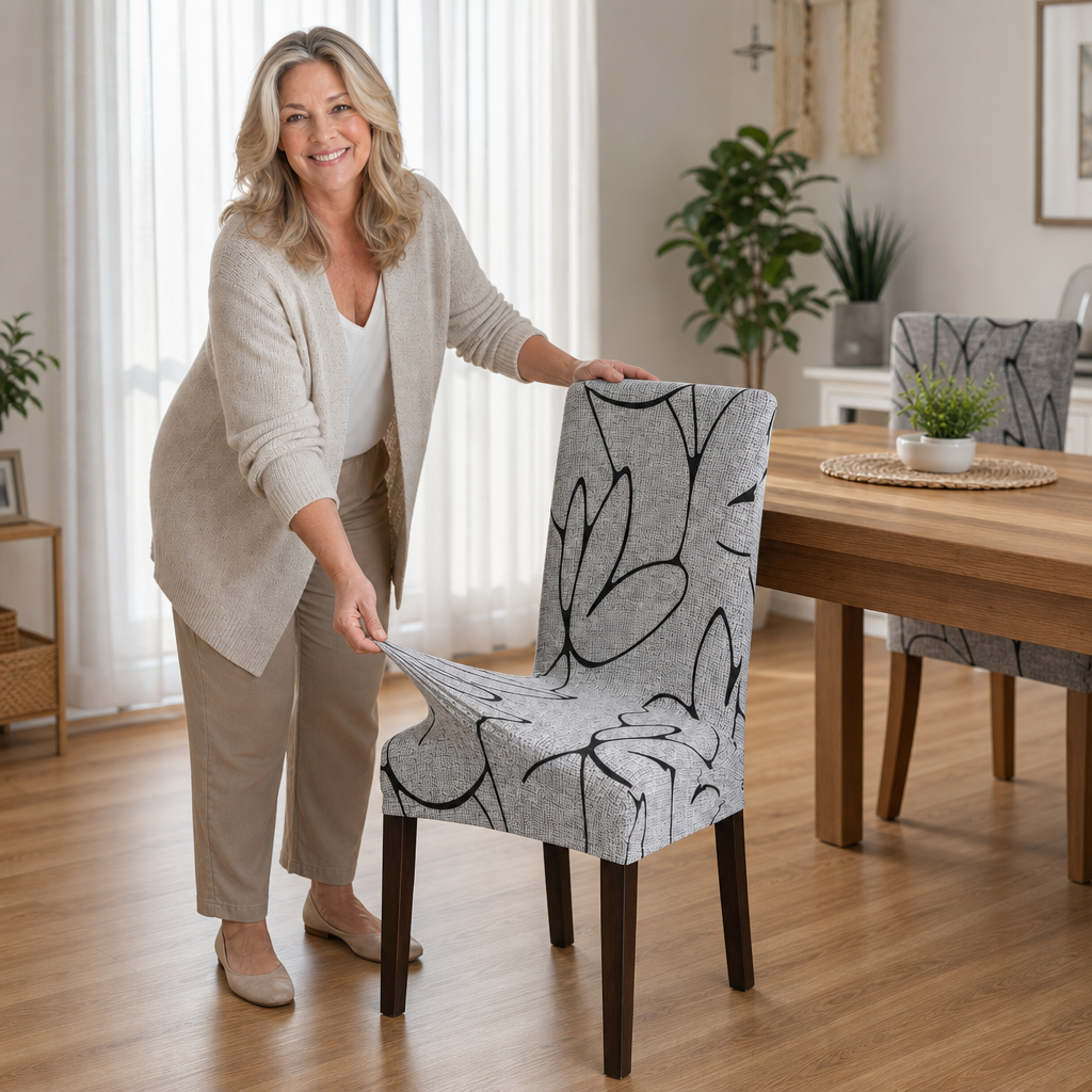 Snugchair – Elastischer Stuhlbezug für Esszimmerstühle