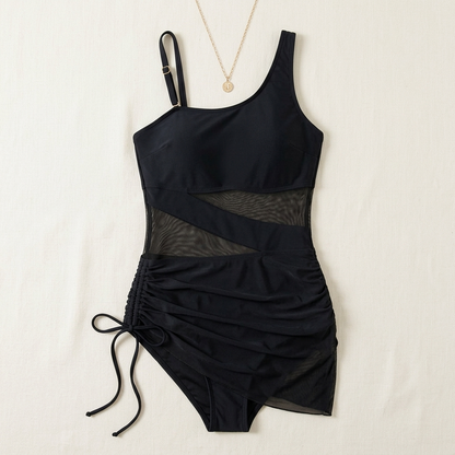 Rivara™ Badeanzug | Selbstbewusst am Pool mit Mesh-Detail & High-Waist