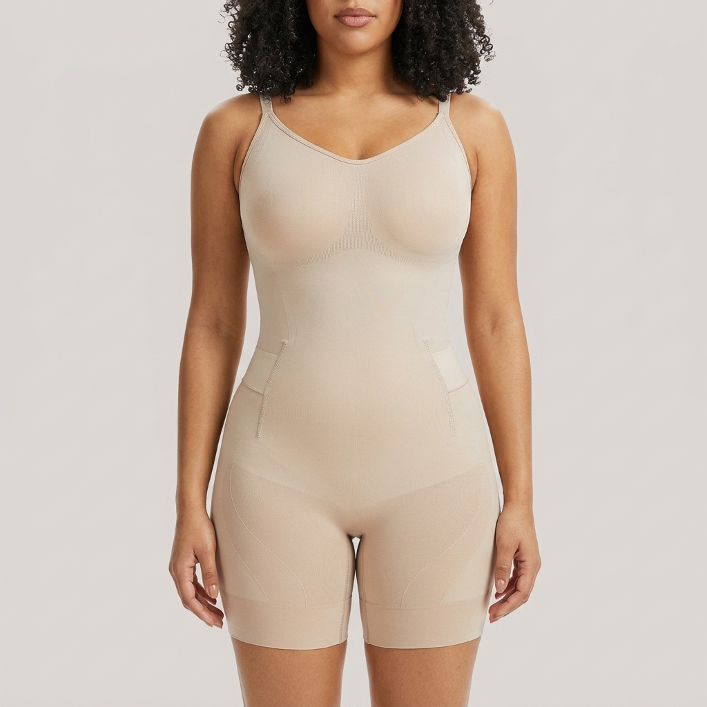 Nahtloser Shapewear-Body mit 3-Zonen-Formung | Curvena