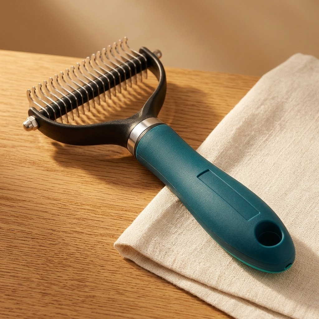 PetGroom™ Doppelseitige Entfilzungsbürste – Löst Knoten ohne zu ziehen