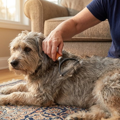 PetGroom™ Doppelseitige Entfilzungsbürste – Löst Knoten ohne zu ziehen