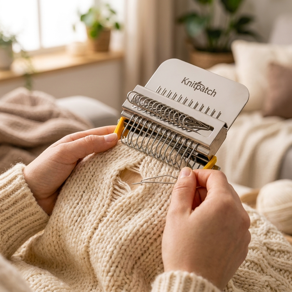 Kleidungsreparatur-Werkzeug für Löcher & Risse | KnitPatch™
