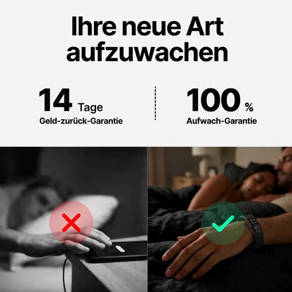Vibrationswecker Armband lautlos mit USB Aufladung