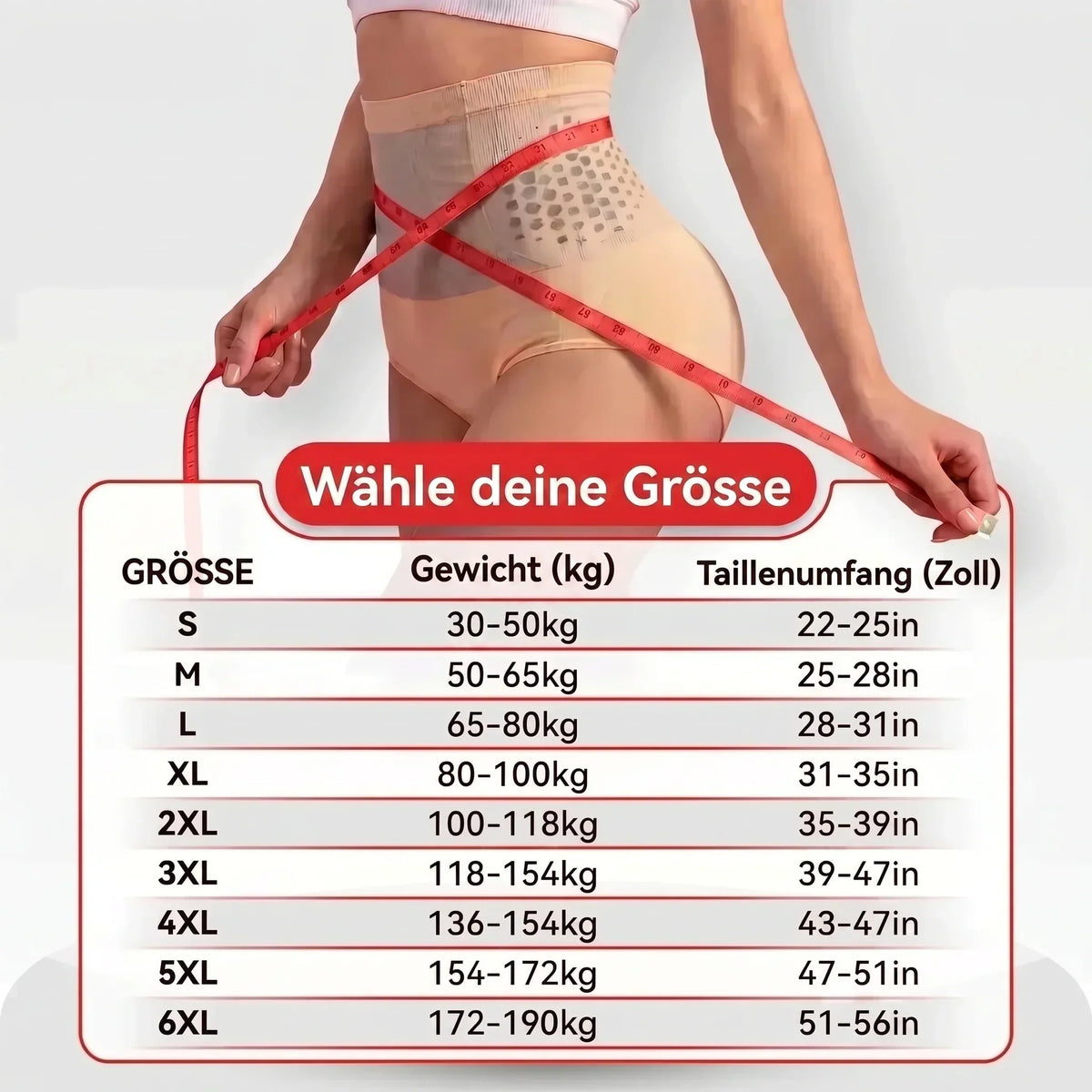 Shaping Shorts mit hohem Bund und Kompression für Damen