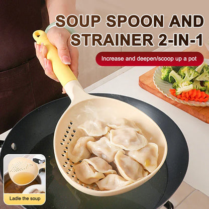 1+1 GRATIS | DualScoop™ | Sieb-Kochlöffel – Schöpfen & Abseihen in einem Schritt