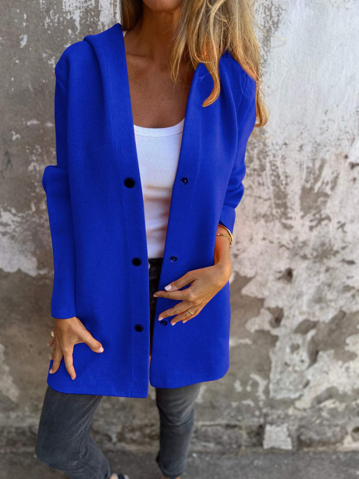 Damen Kapuzenjacke gefüttert und warm für Herbst und Winter