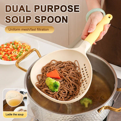 1+1 GRATIS | DualScoop™ | Sieb-Kochlöffel – Schöpfen & Abseihen in einem Schritt