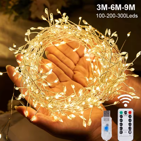 1+1 GRATIS | SparkleWire™ – Flexibles LED-Lichterband für Magische Lichtmomente