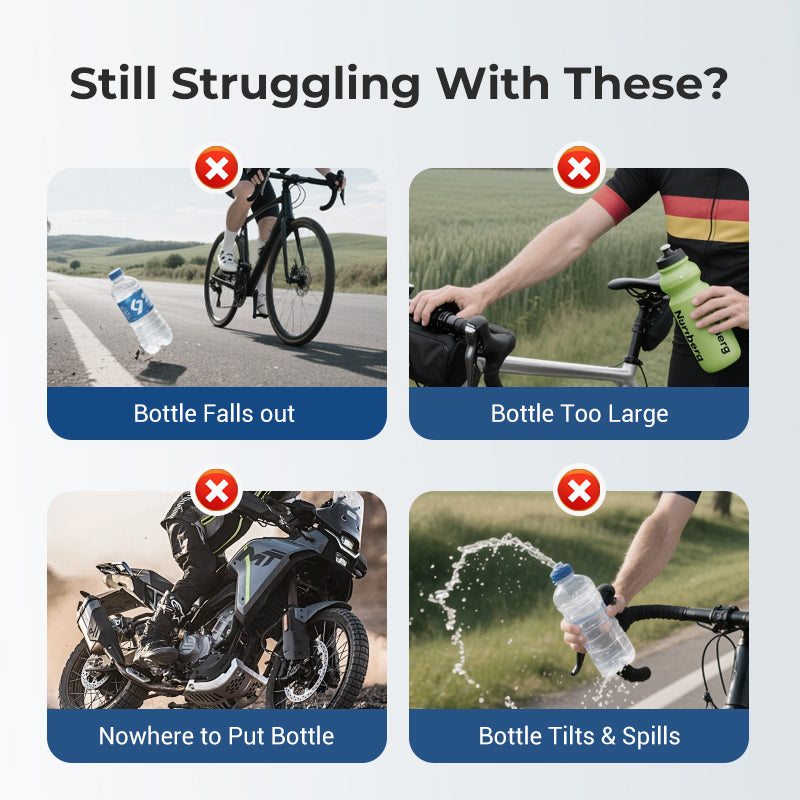 1+1 GRATIS | HydraMount™ – Universeller Wasserflaschenhalter für Fahrrad & Motorrad