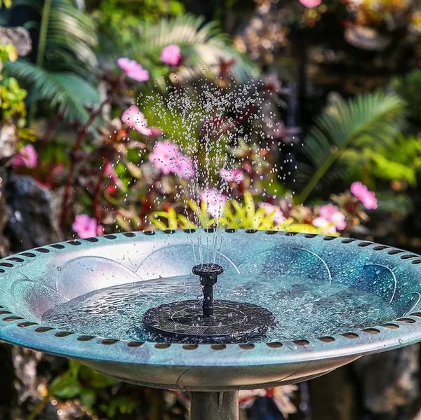 SolarFlow™ | Solar Springbrunnen – Schwimmend, ohne Strom & wasserdicht | 1+1 GRATIS