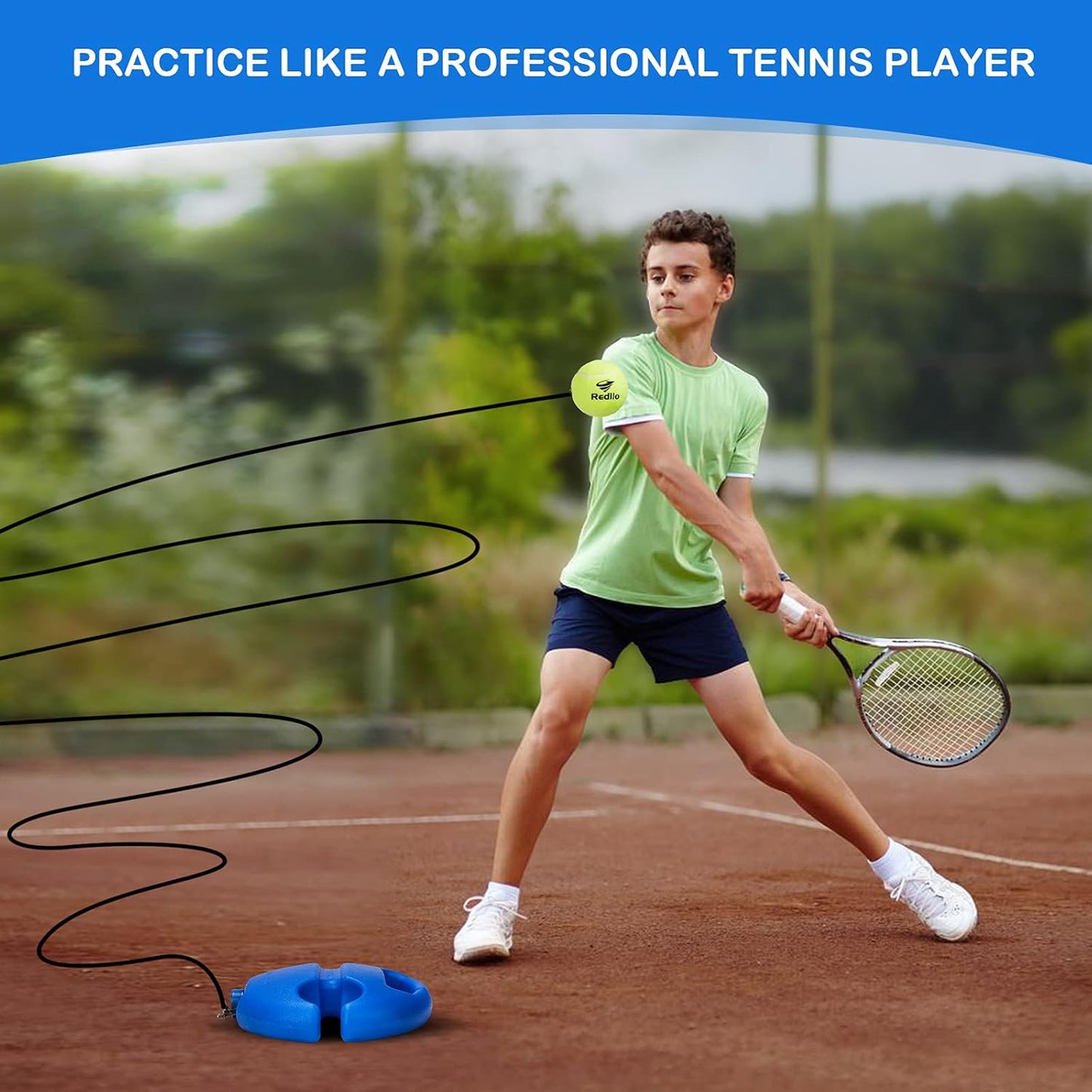 SoloRally™ | Tennis-Trainer für effektives Training ohne Partner