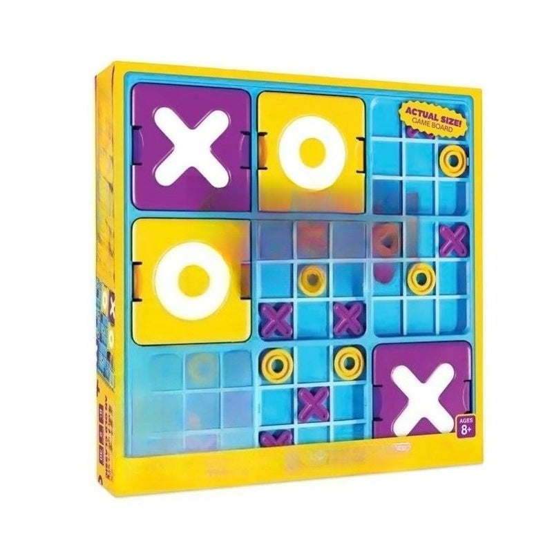 TicTactix™ | Strategisches Reisespiel – Erweiterte Tic Tac Toe Variante für unterwegs & Familienabende