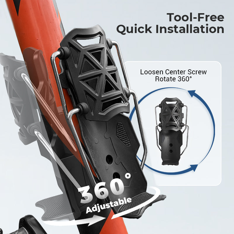 1+1 GRATIS | HydraMount™ – Universeller Wasserflaschenhalter für Fahrrad & Motorrad