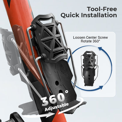 1+1 GRATIS | HydraMount™ – Universeller Wasserflaschenhalter für Fahrrad & Motorrad