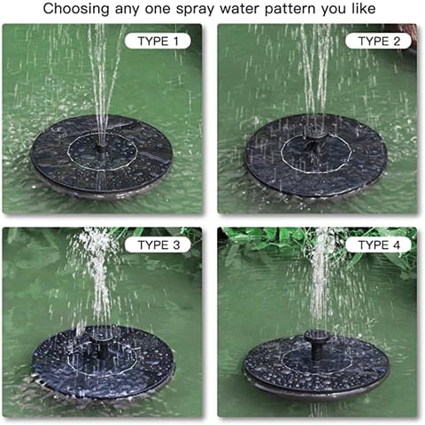 SolarFlow™ | Solar Springbrunnen – Schwimmend, ohne Strom & wasserdicht | 1+1 GRATIS