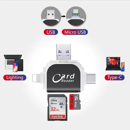 4-in-1 Kartenleser USB-C & Lightning – DataPort™ | 1+1 GRATIS