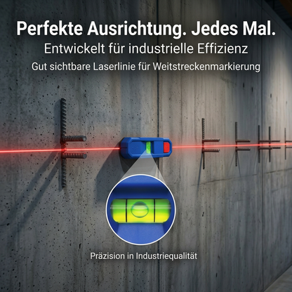 3-in-1 Laserwasserwaage & Balkensucher magnetisch