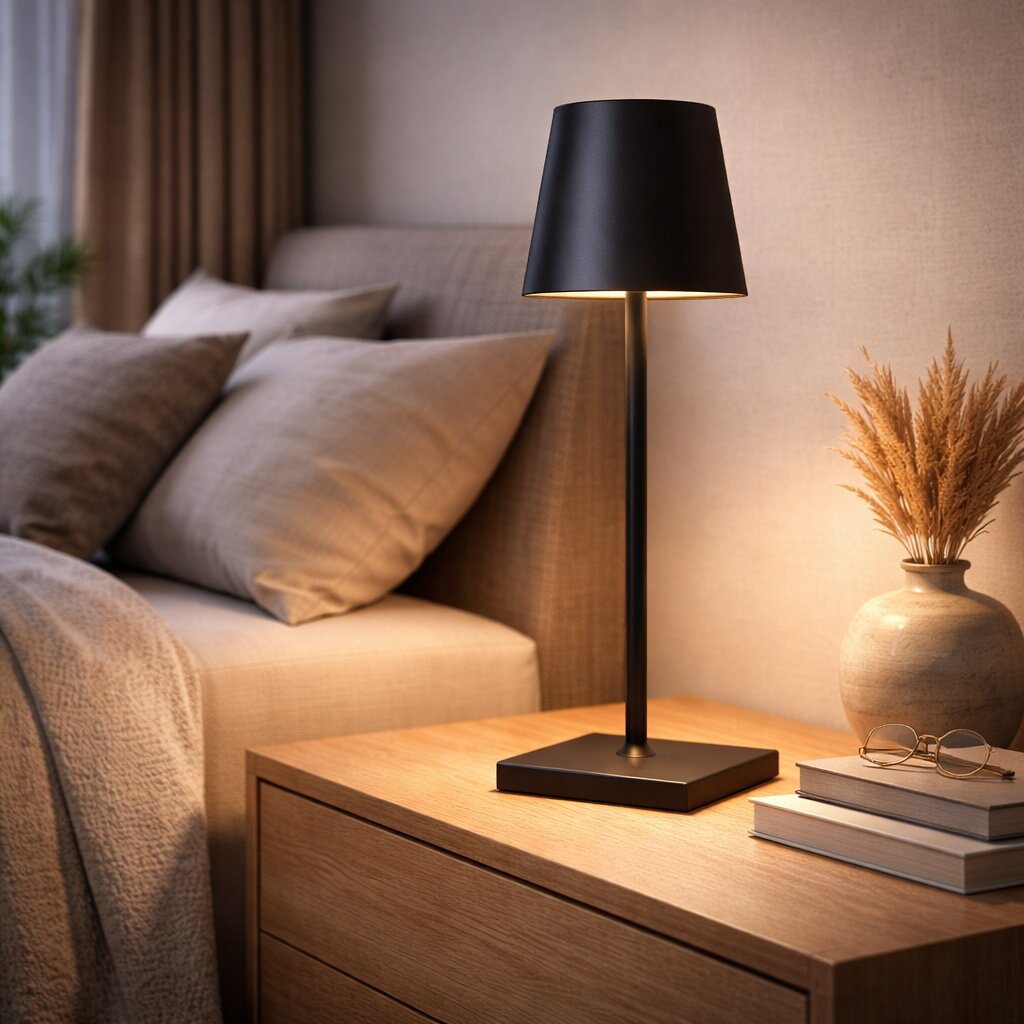Kabellose Tischlampe | Tischleuchte mit Akku | TischLicht
