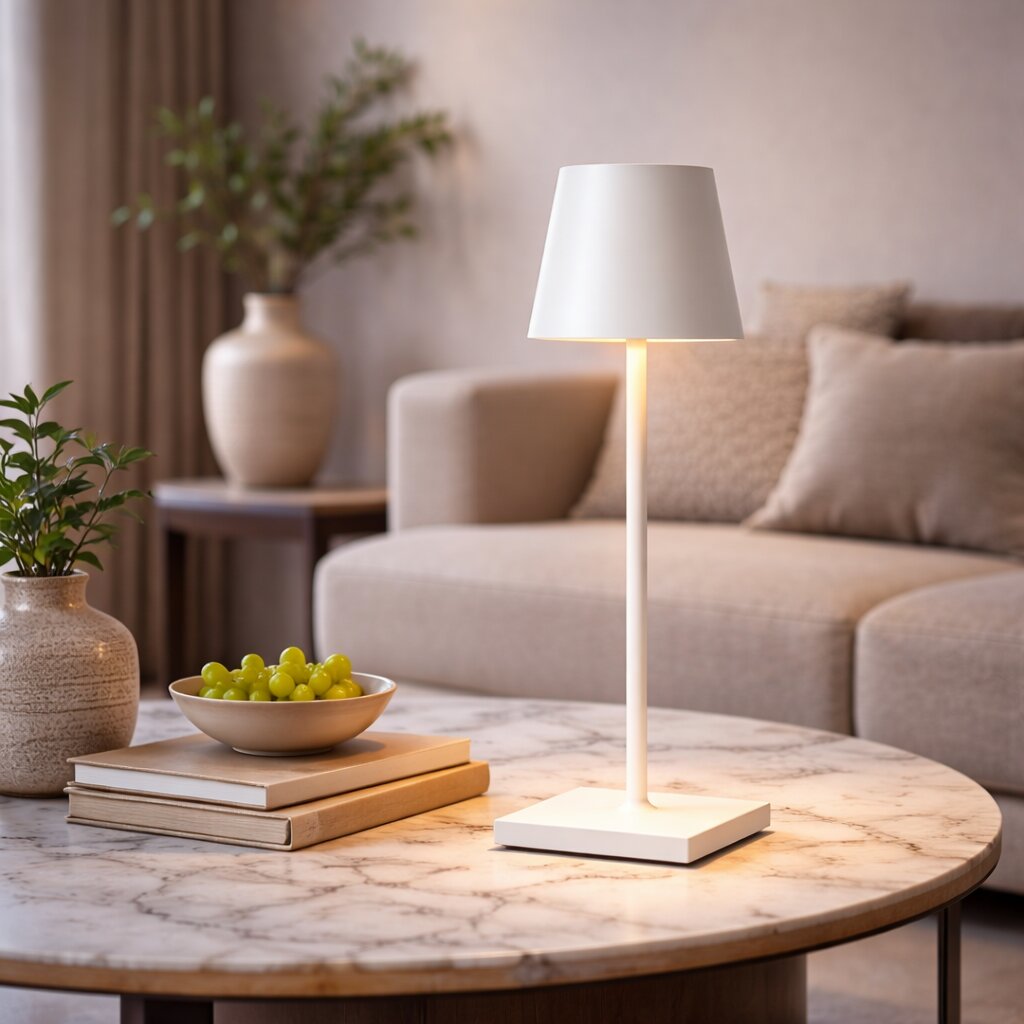 Kabellose Tischlampe | Tischleuchte mit Akku | TischLicht