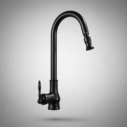 Küchenarmatur mit ausziehbarer Brause aus Messing | BrassFlow™