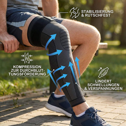 Kniebandage mit Kompression | Knieschoner für Sport, Training oder Arbeit | Flexurion