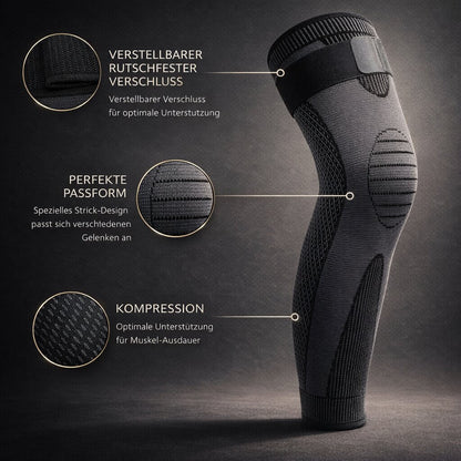 Kniebandage mit Kompression | Knieschoner für Sport, Training oder Arbeit | Flexurion