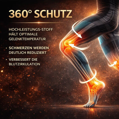 Kniebandage mit Kompression | Knieschoner für Sport, Training oder Arbeit | Flexurion