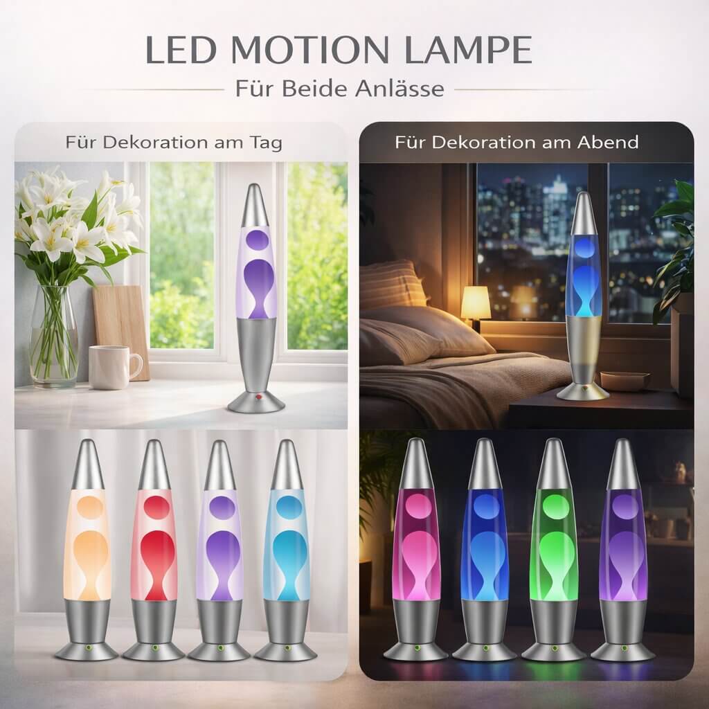 Lavalampe | Retro Deko Lampe | Lavalumi