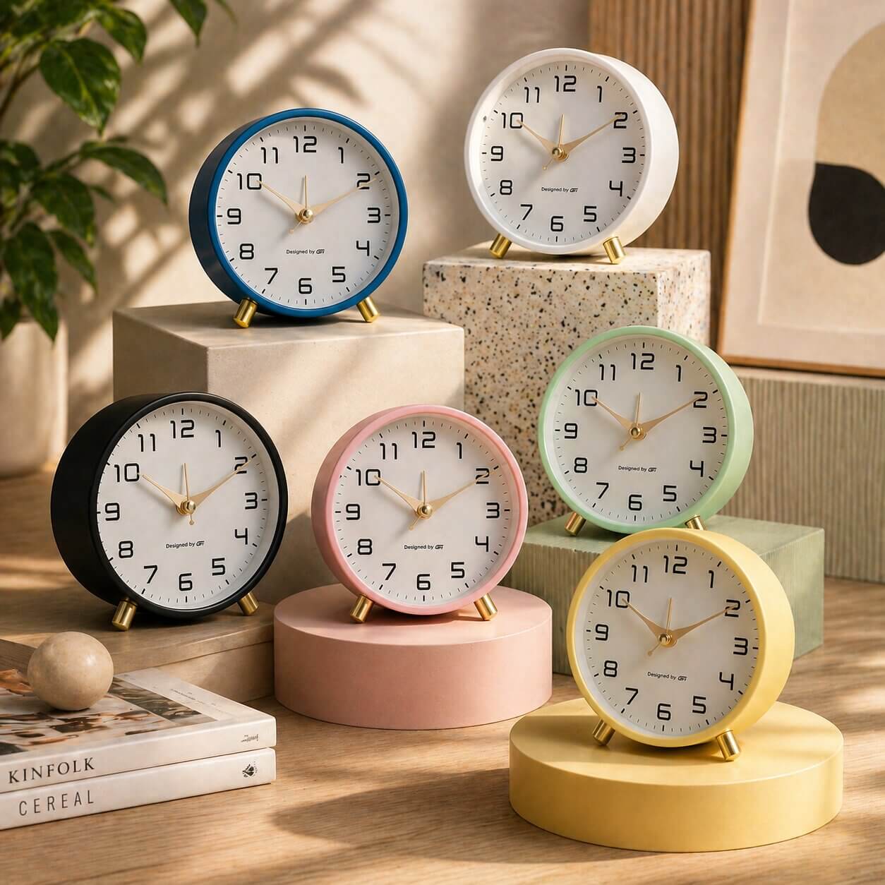 Leiser Analoger Wecker & Tischuhr | Zeitstil
