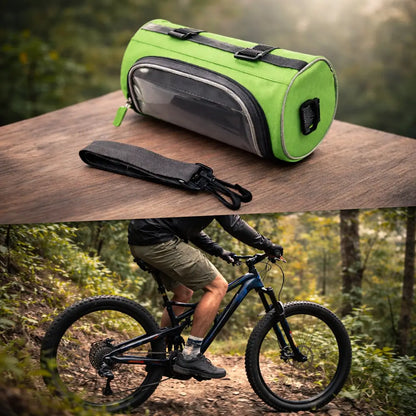 Lenkertasche für Fahrrad | Wasserdichte Fahrradtasche mit Touchscreen | Tourix